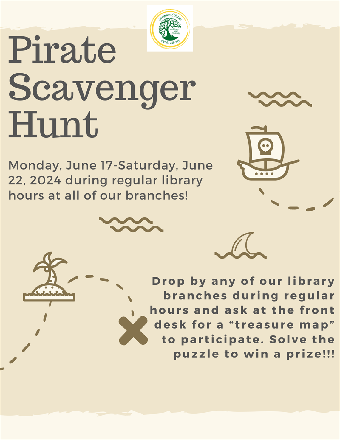 Pirate Scavenger Hunt info