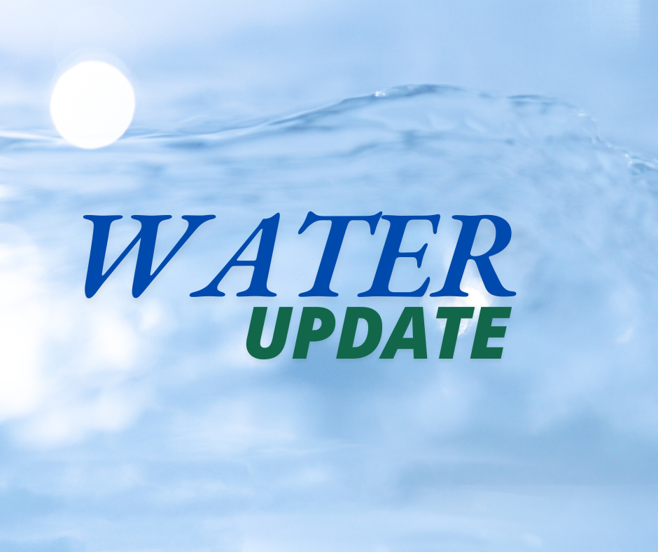 Important Update from County Public - Water Update 