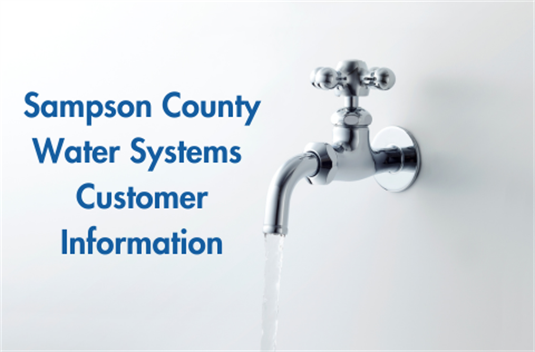 Water Services New Accounts & Online Bill Payment Sampson County